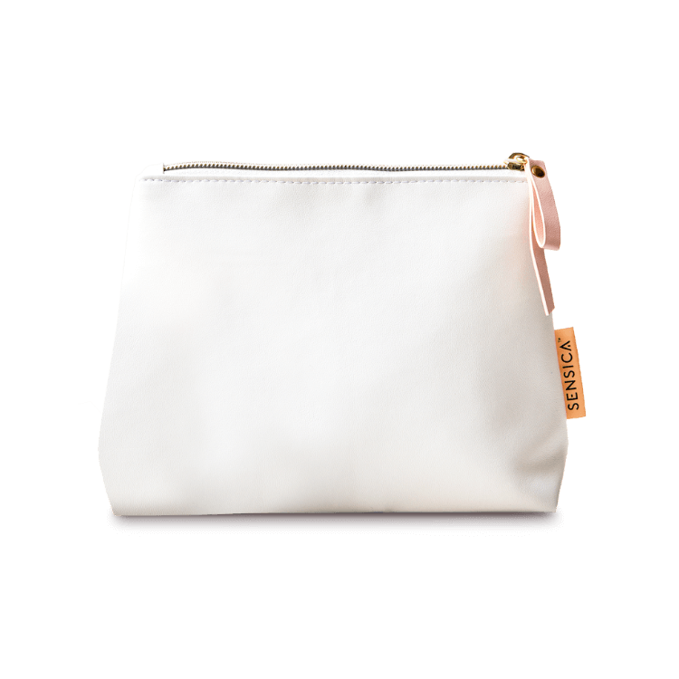 Luxury White Cosmetic Bag