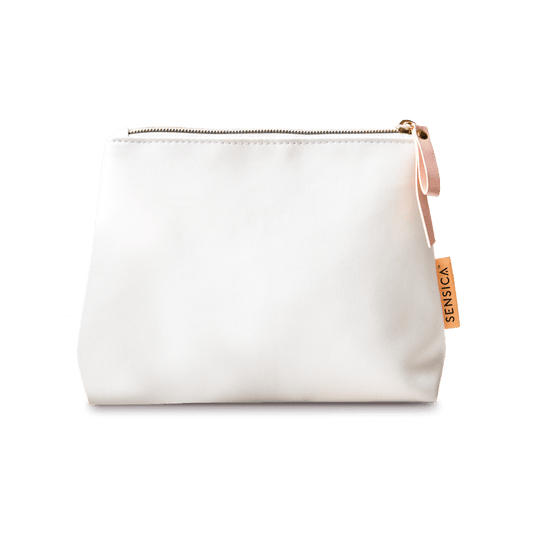 Luxury White Cosmetic Bag